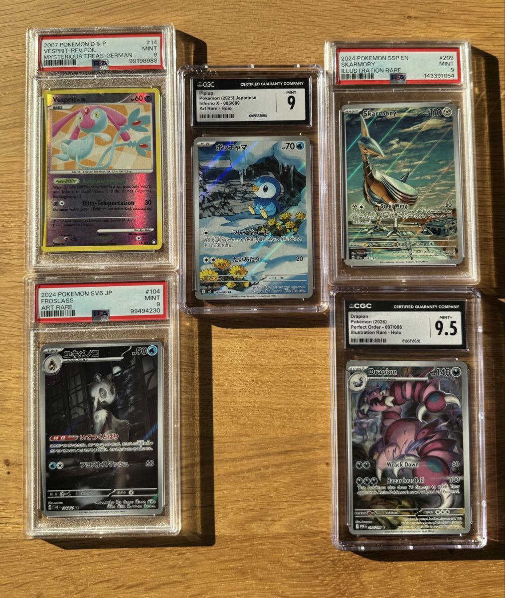 Pokémon Sammelbilder & Trading cards: Pokemon PSA/CGC 9 Sammlung – Gebraucht aus Zeiningen von flo_8cxw