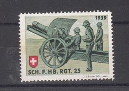 Artillerie 186A/1* Sch.F.Hb.Rgt.25 Kat.60.-
