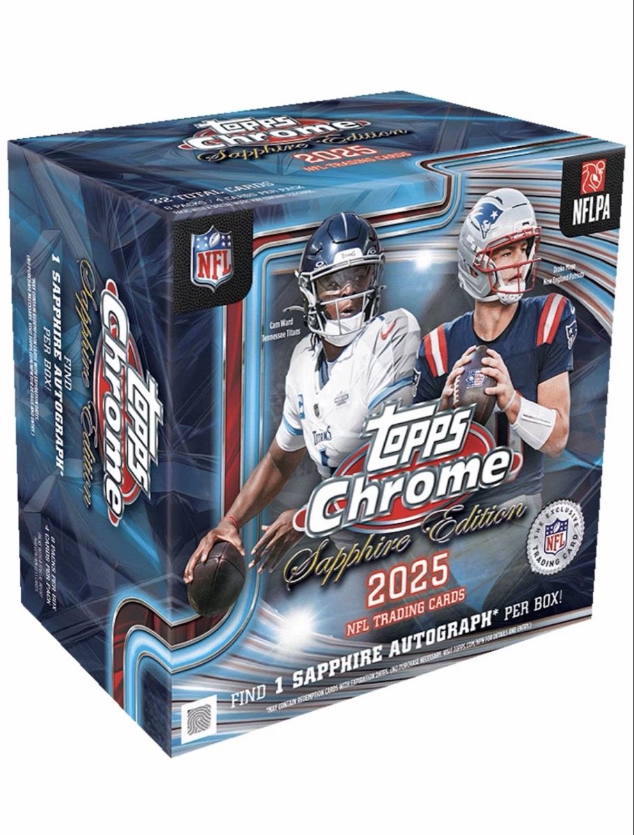 Topps Carte collezionabili: Topps NFL Chrome Sapphire – Nuovo e nell'imballaggio originale da Ibach venduto da fashionrenewable
