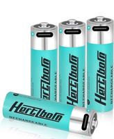 AA-Akkus 1,5 V USB-Ladefunktion 4er-Set