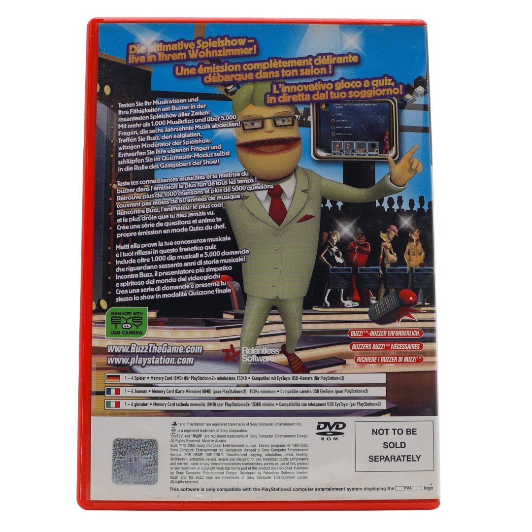 Giochi: Buzz The Music Quiz PAL - PS2 – Usato da Paudex venduto da dindeboy 1