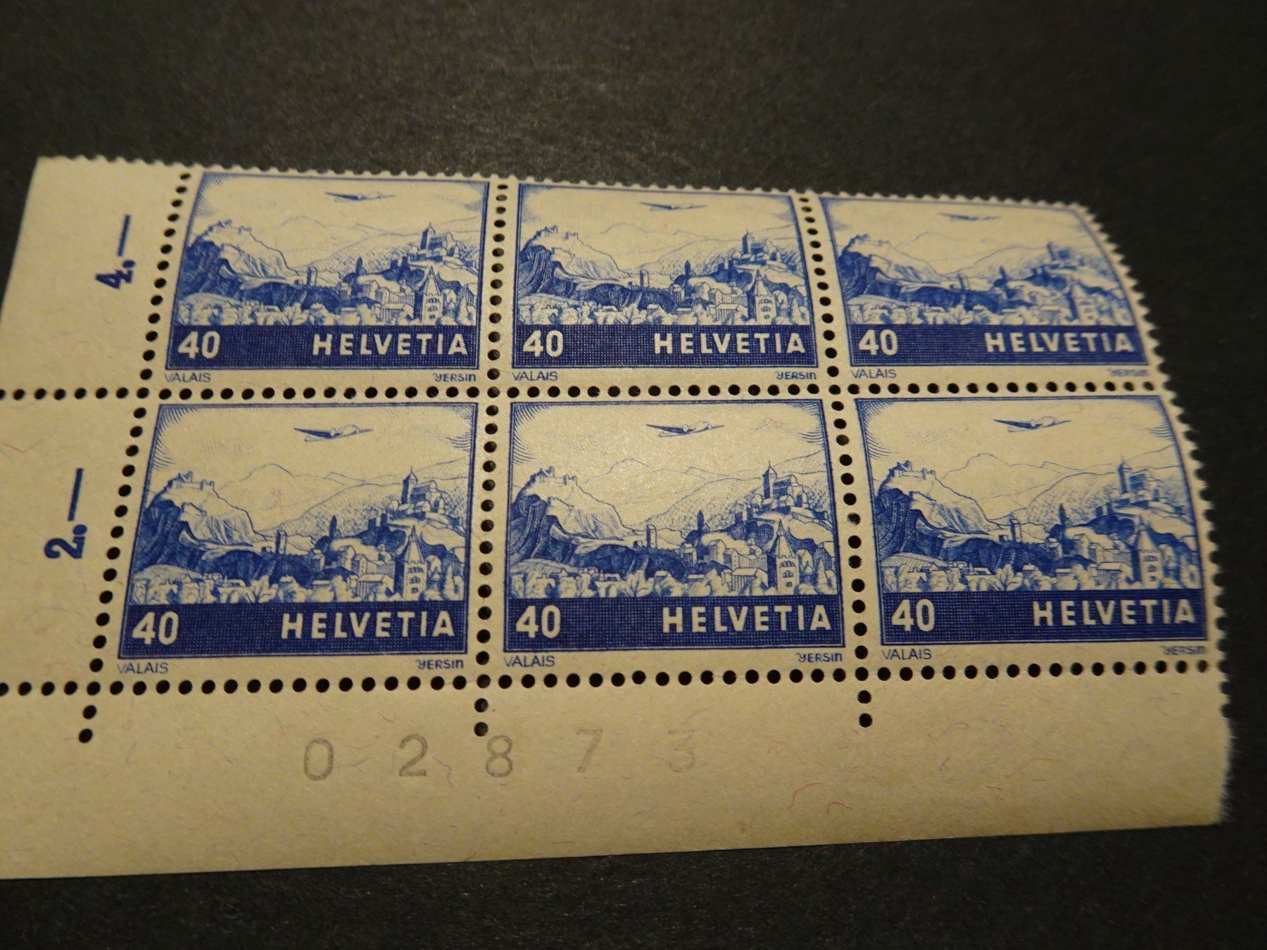Tous les timbres: 1948 F44 FLUGPOST FARBÄNDERUNG POSTFRISC – Neuf (Voir description) à Eschenbach SG par eDaisy