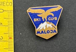 Skiclub Maloja/ Abzeichen Original Vintage