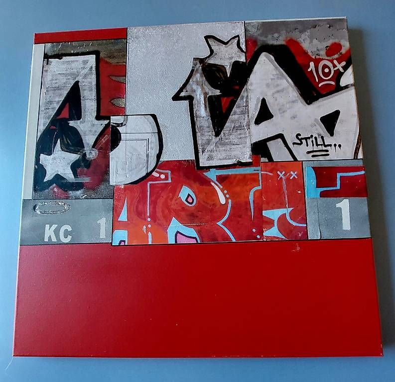 Posters & Illustrations: Acrylbild Mixed Media – D'occasion à Horgen par Valibelle2019