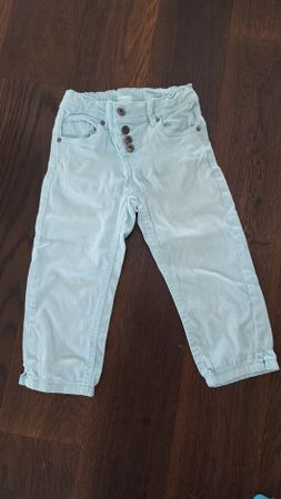 Hose, Sommerhose, 3/4 mintgrün, Gr. 140/146