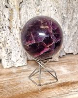 Top Lila Fluorit Kugel 74mm 685g
