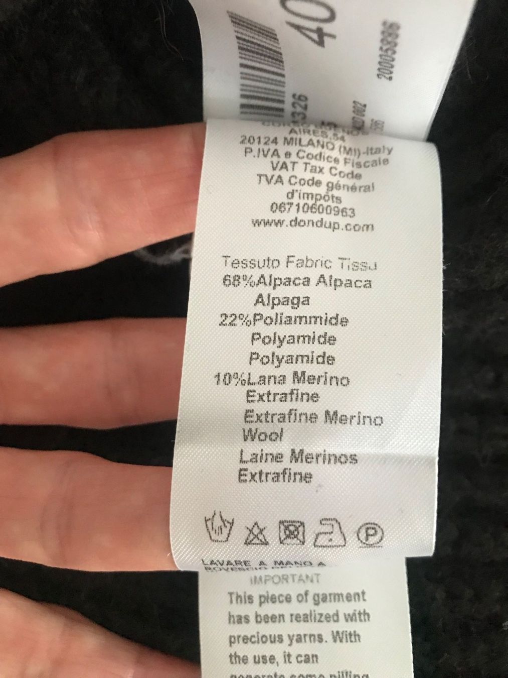 Dondup Giacche: Strickjacke, Dondup, Gr. IT 40, schwarz – Usato da Kilchberg venduto da boudoir076 5