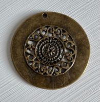 Pendente in ottone per creazione gioielli