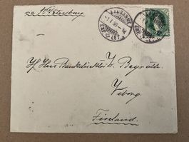 1898 Brief Lausanne - Finnland via St. Petersburg