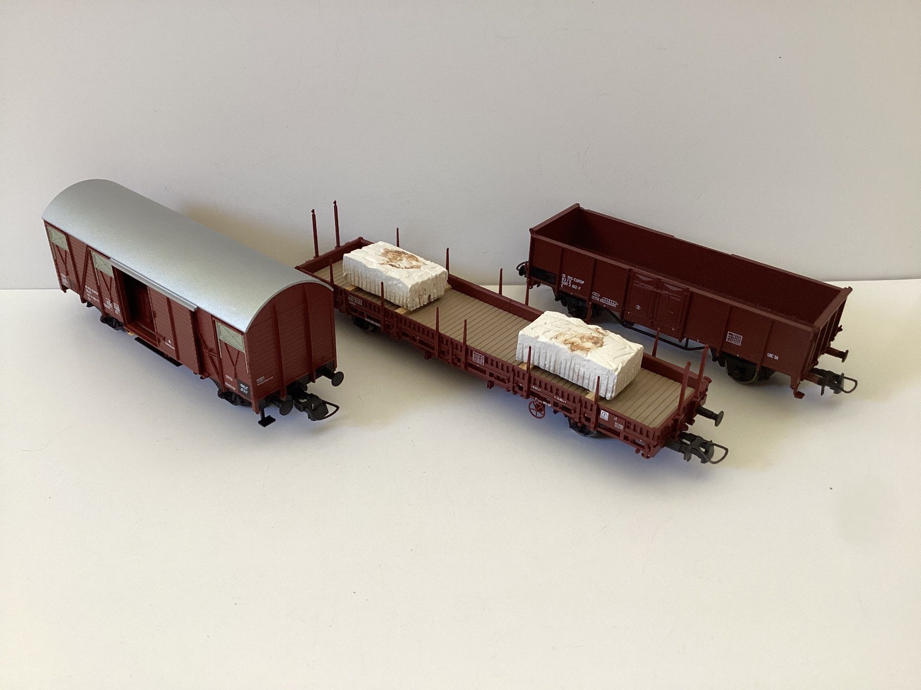 Roco Modellini di ferrovie: Roco Fleischmann Güterwagen FS 1:87 H0 – Usato da Effretikon venduto da simtek_de 2