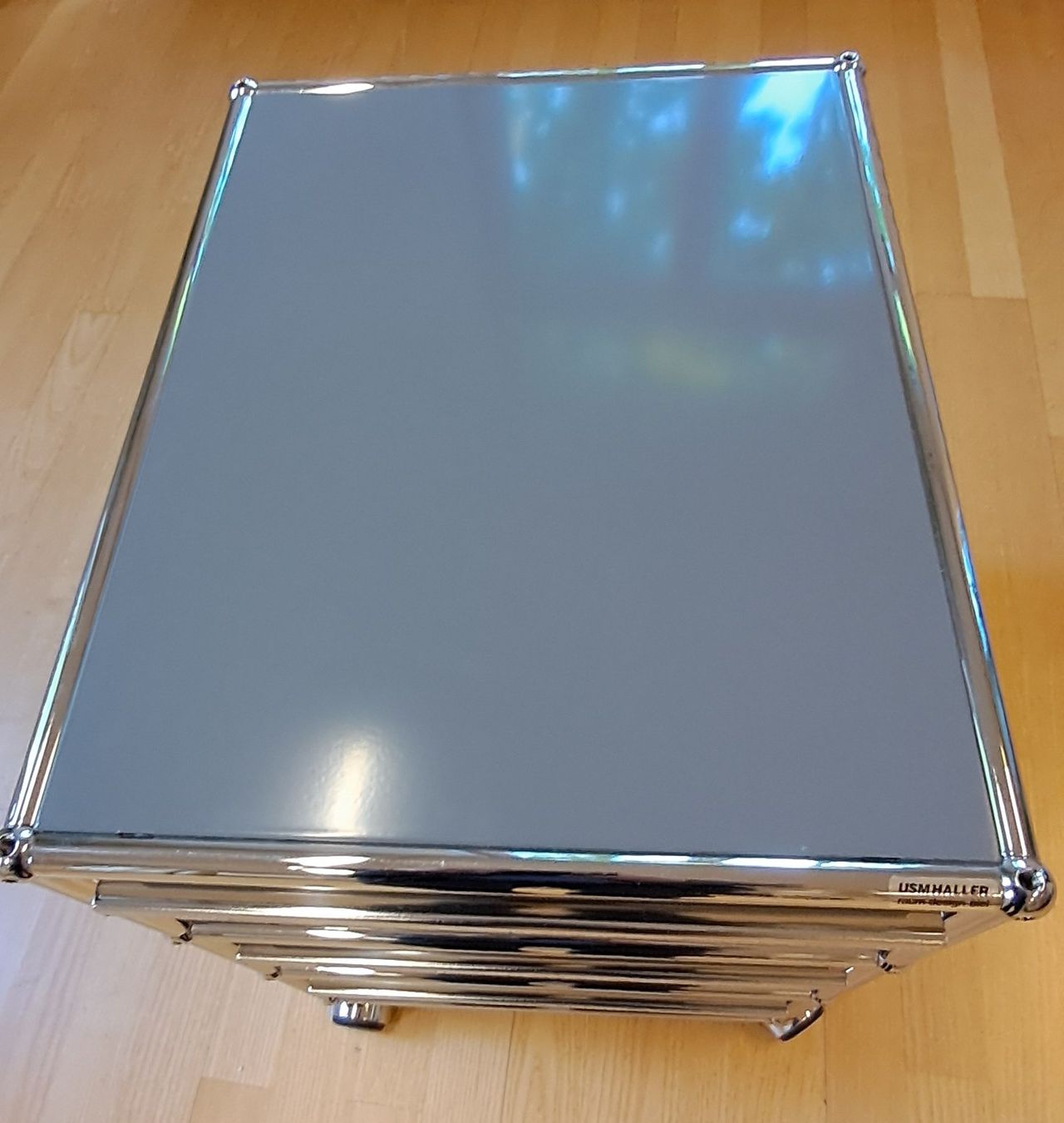USM Kommoden: Schöner USM Haller Container mit Rollen (mittelgrau) – Gebraucht aus Winterthur von altrade 5