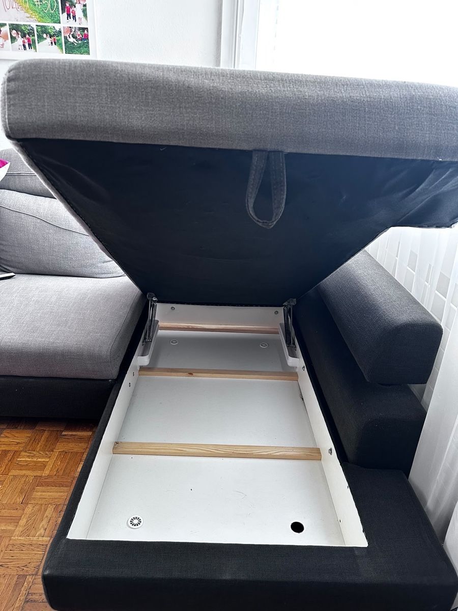 Sofas: Ecksofa grau schwarz gebraucht – Gebraucht aus Schwerzenbach von coccanella 4