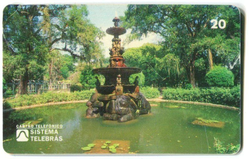 Schede telefoniche: Telefonkarte "Brunnen". Brasilien. – Usato da Basel venduto da Butsch5