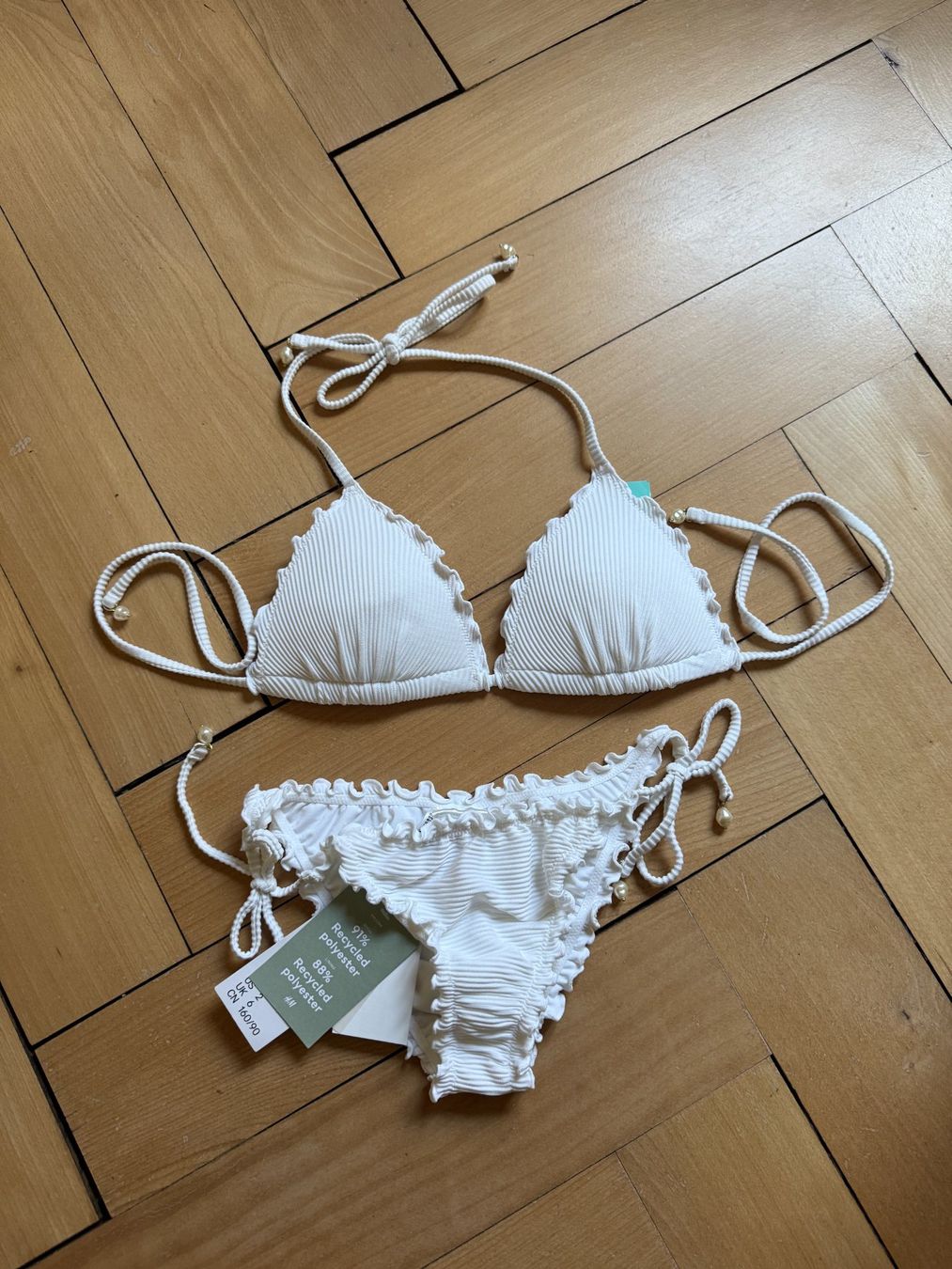 H&M Costumi da bagno & Bikini: Bikini weiss 34/36 (NEU) – Nuovo e nell'imballaggio originale da Zürich venduto da Diazaio