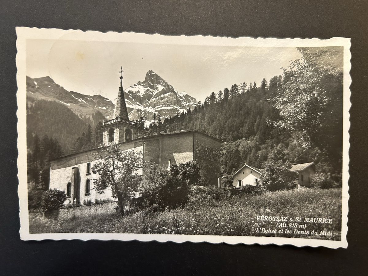 Cartoline postali: Verossaz VS – Usato da Fanas venduto da Alessio11
