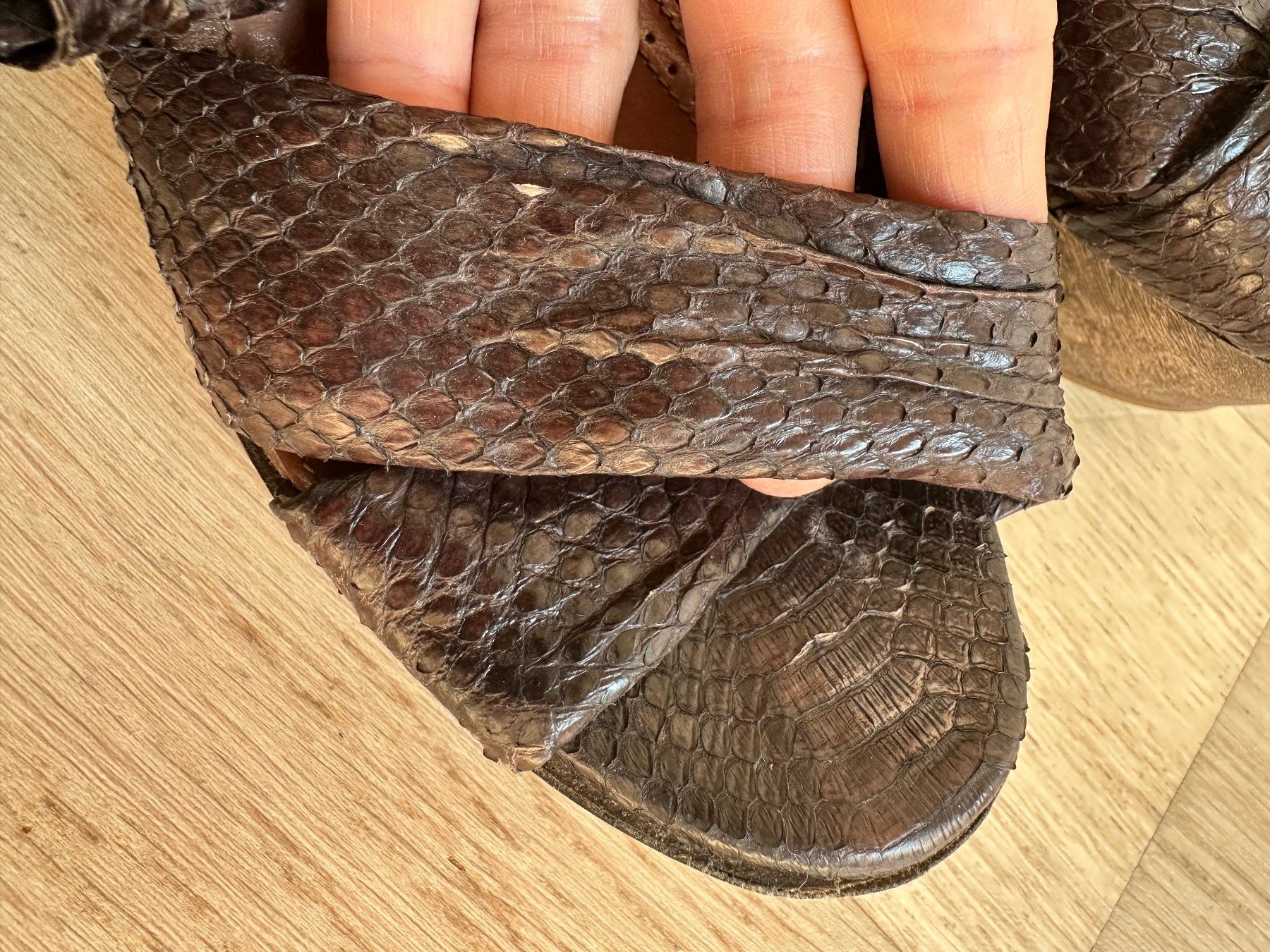 Damenschuhe: ALAIA  Python Sandale – Gebraucht aus Steinmaur von regenbogen052 4