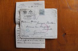 1915 Brief Rumänien, NESTLE Bukarest n Genève m Inhalt