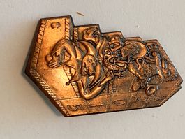 1 Basler Fasnacht Plakette 2015 Kupfer