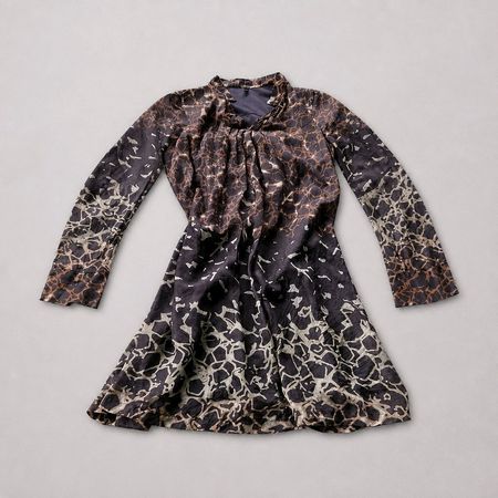 Seidenkleid Benetton Gr. S Boho Hippie