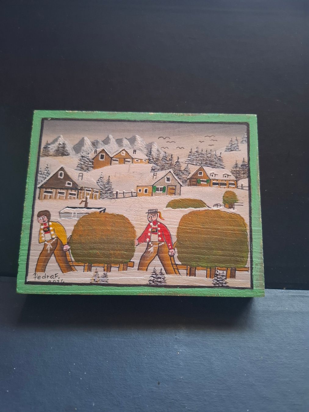 Tableaux: Winter Mini Bild *** 70 – D'occasion à Zürich par Soragno50