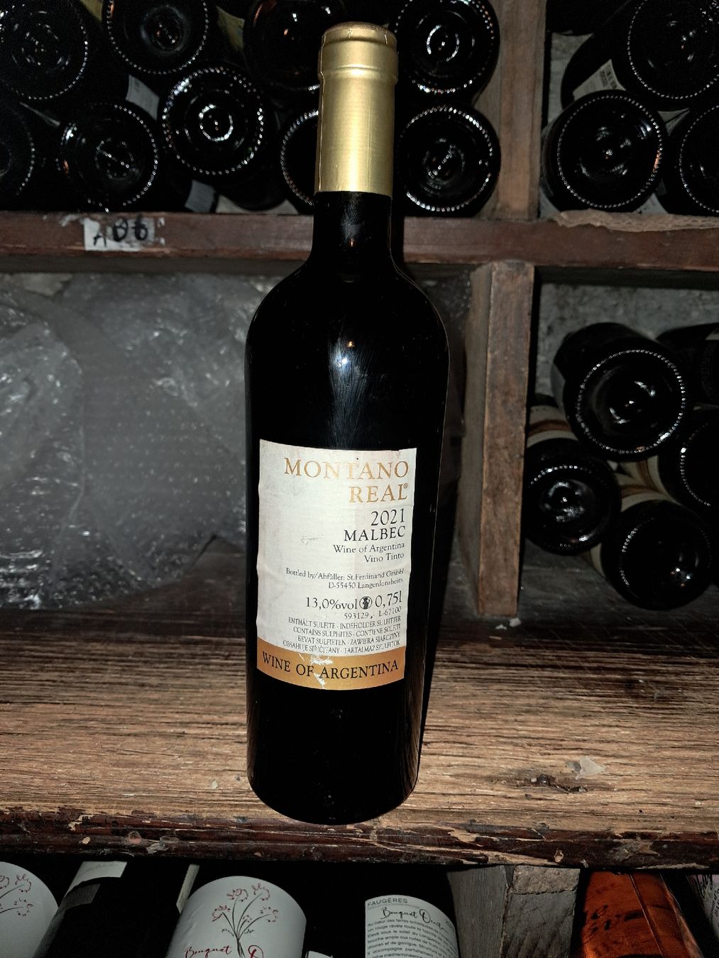 Vino: Montano Real Malbec 2021 – Nuovo e nell'imballaggio originale da Le locle venduto da juliensaran 2