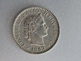 20 Rappen, Jahrgang 1957