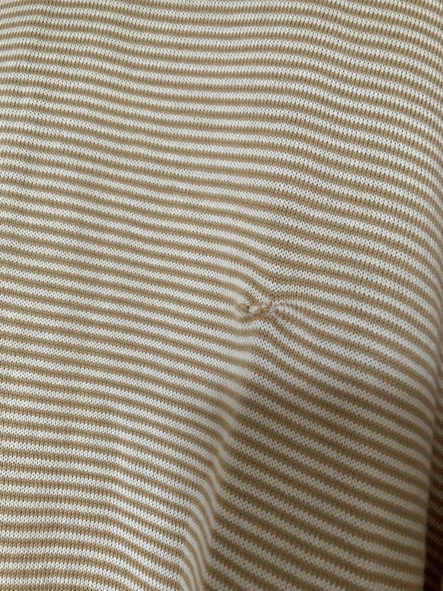 Tommy Hilfiger Maglioni & Felpe: Tommy Hilfiger Pullover, Gr. XL, Beige/Weiss – Usato da Bäretswil venduto da Ki-Ja-S 2