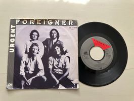 FOREIGNER tolle Single Kult Top Hit 80's Urgent Gramm