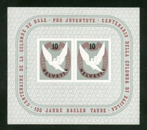 Tous les timbres: BASLER BLOCK 1945 TADELLOS POSTFRISCH ** – Neuf (Voir description) à Sarmenstorf par Tricardo