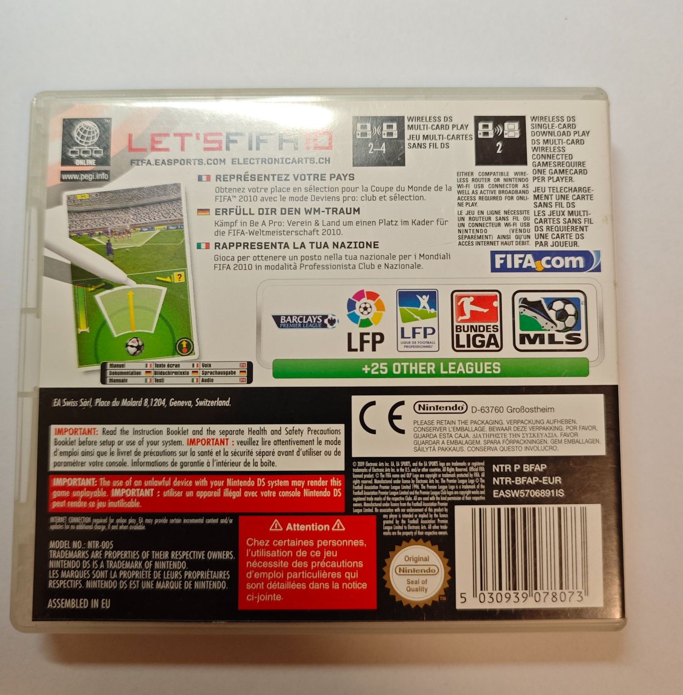Nintendo Jeux: FIFA 10 Nintendo DS – D'occasion à Rüti ZH par luck-y 1