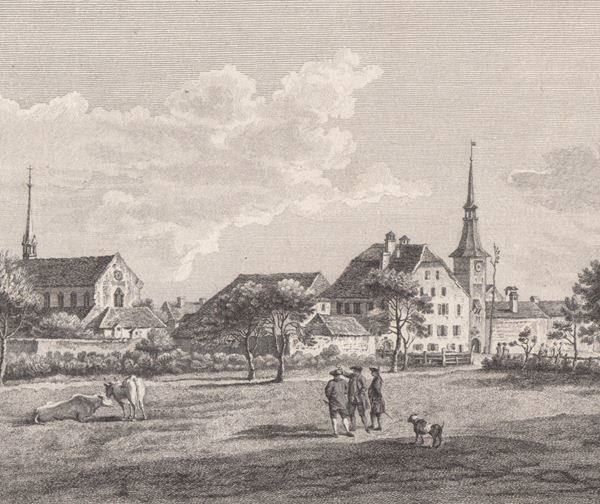 Incisioni: KÖNIGSFELDEN, KUPFERSTICH 1788 – Antico da Grüningen venduto da Kartensammler 1