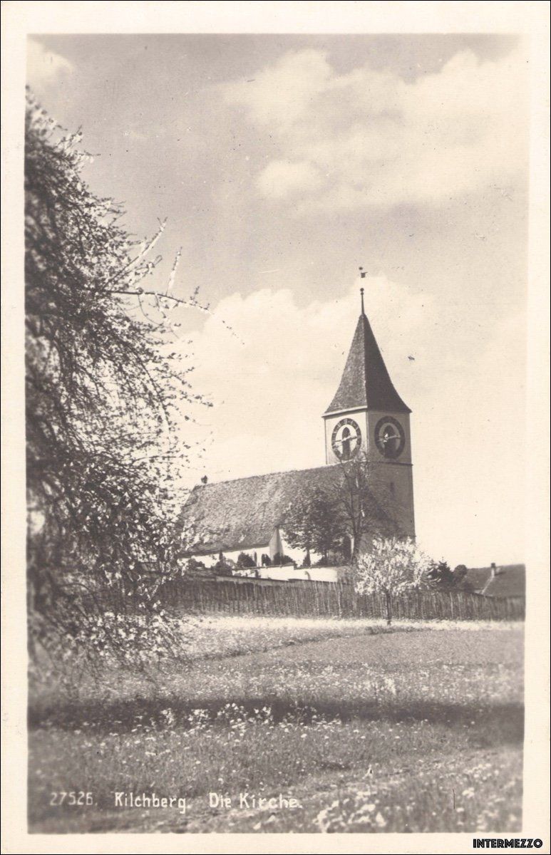 Cartoline postali: Kilchberg ZH // Kirche ca. 1910 – Usato da Basel venduto da intermezzo12