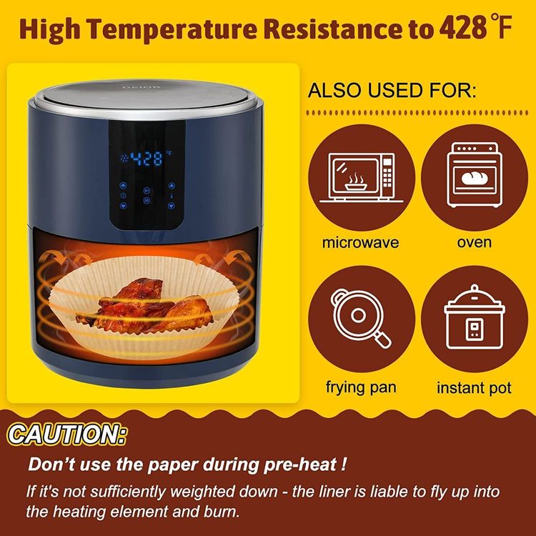 12 Stück Magnetische Backpapier Halter - Silikon Schnallen Für Airfryer & Heißluftfritteusen