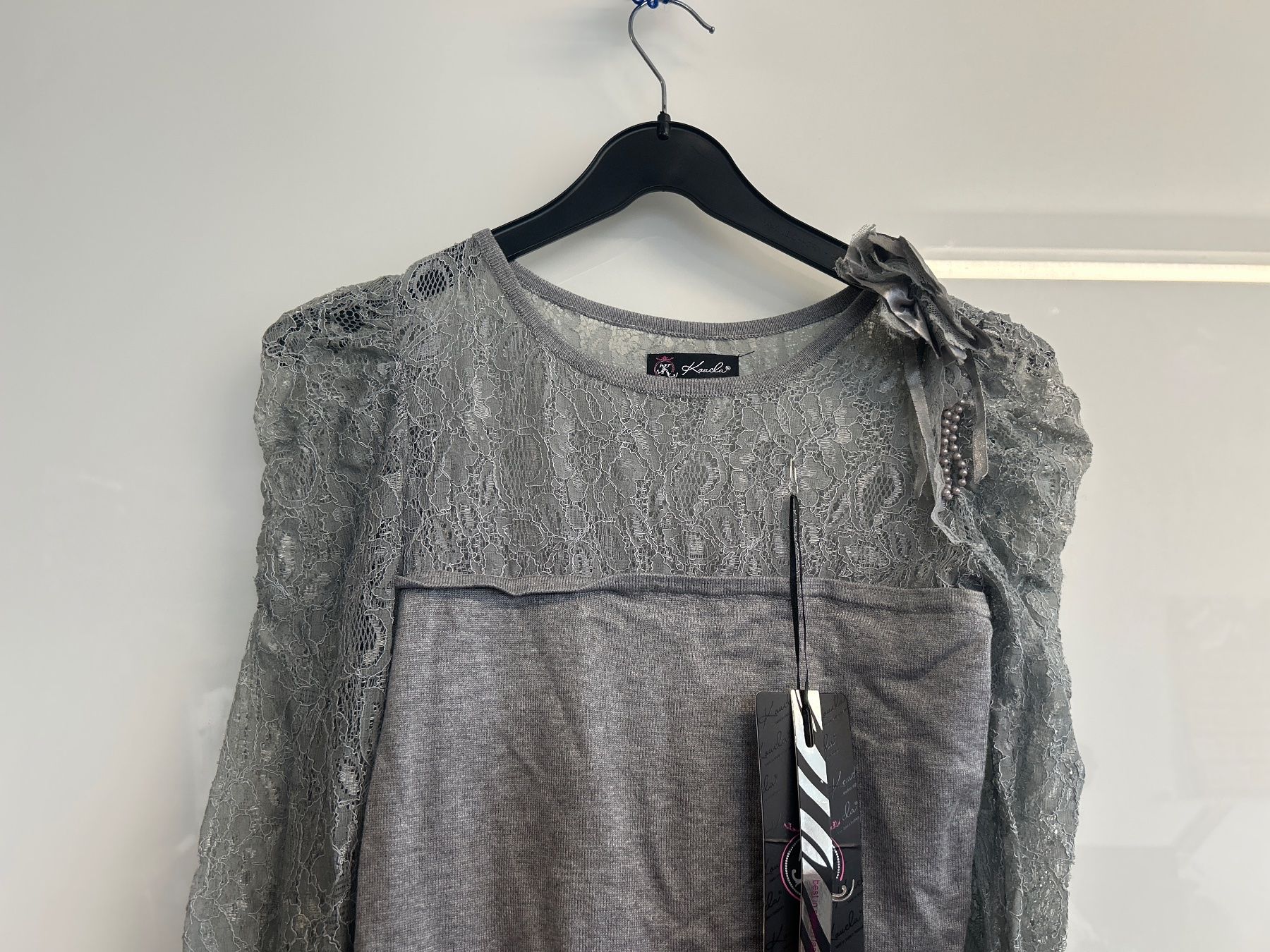Maglioni & Felpe: Pullover Lang Figurbetont mit Spitze 1 Size Neu – Nuovo e nell'imballaggio originale da Regensdorf venduto da Spyke55 1
