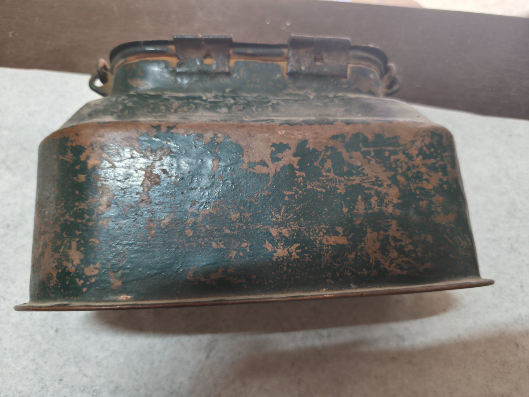 Sonstige antike Technik & Geräte: Alte Eisen-Wärmflasche mit Griff und Ladeluke, 92 – Gebraucht aus Wiedlisbach von ste_t8qh 4