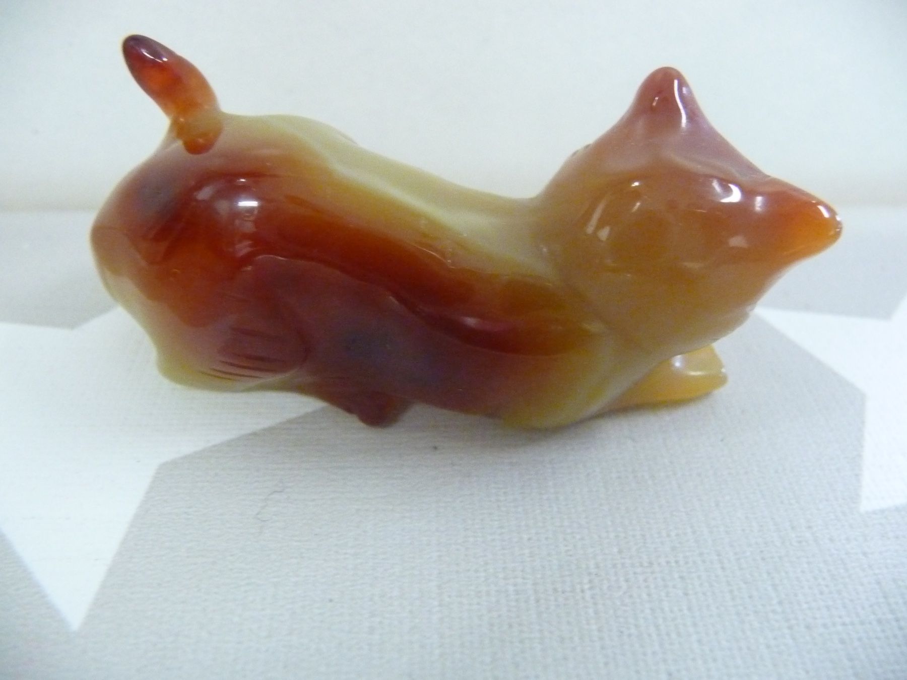 Figurines: Katze Büsi auf Holzsockel – D'occasion à Rafz par Powacaddy 2