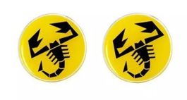 Abarth Skorpion Aufkleber 3D Sticker 12mm 2Stk. (Art. 21550)