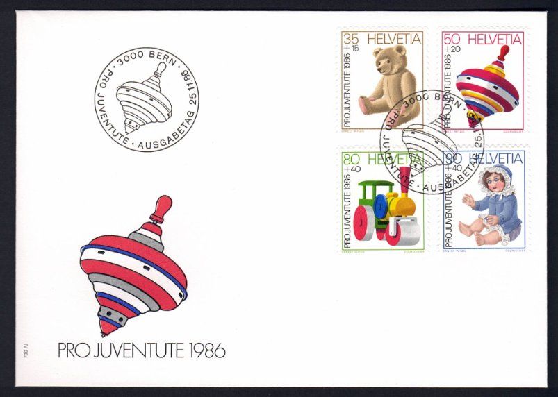Tutti i francobolli: FDC Pro Juventute 1986 – Nuovo (secondo la descrizione) da Pfäffikon ZH venduto da Romulus