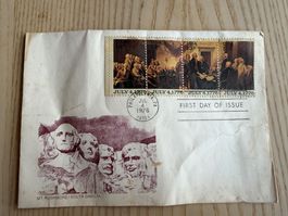 July 4, 1776 July 4 1976 First day of Issue US Stamps