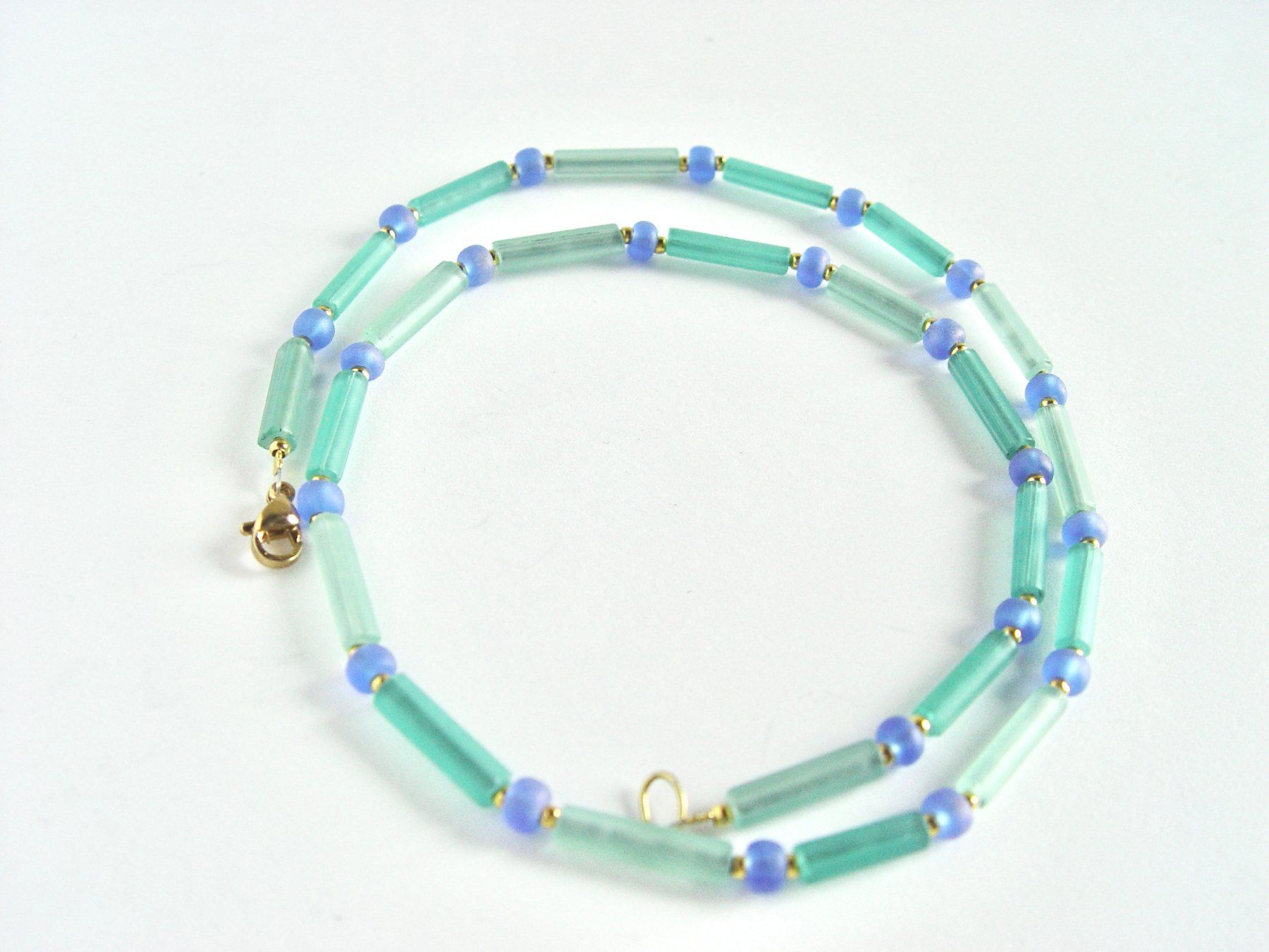 Catenine: Feine Halskette aus vintage Glasperlen – Nuovo (secondo la descrizione) da Henggart venduto da gernli 2