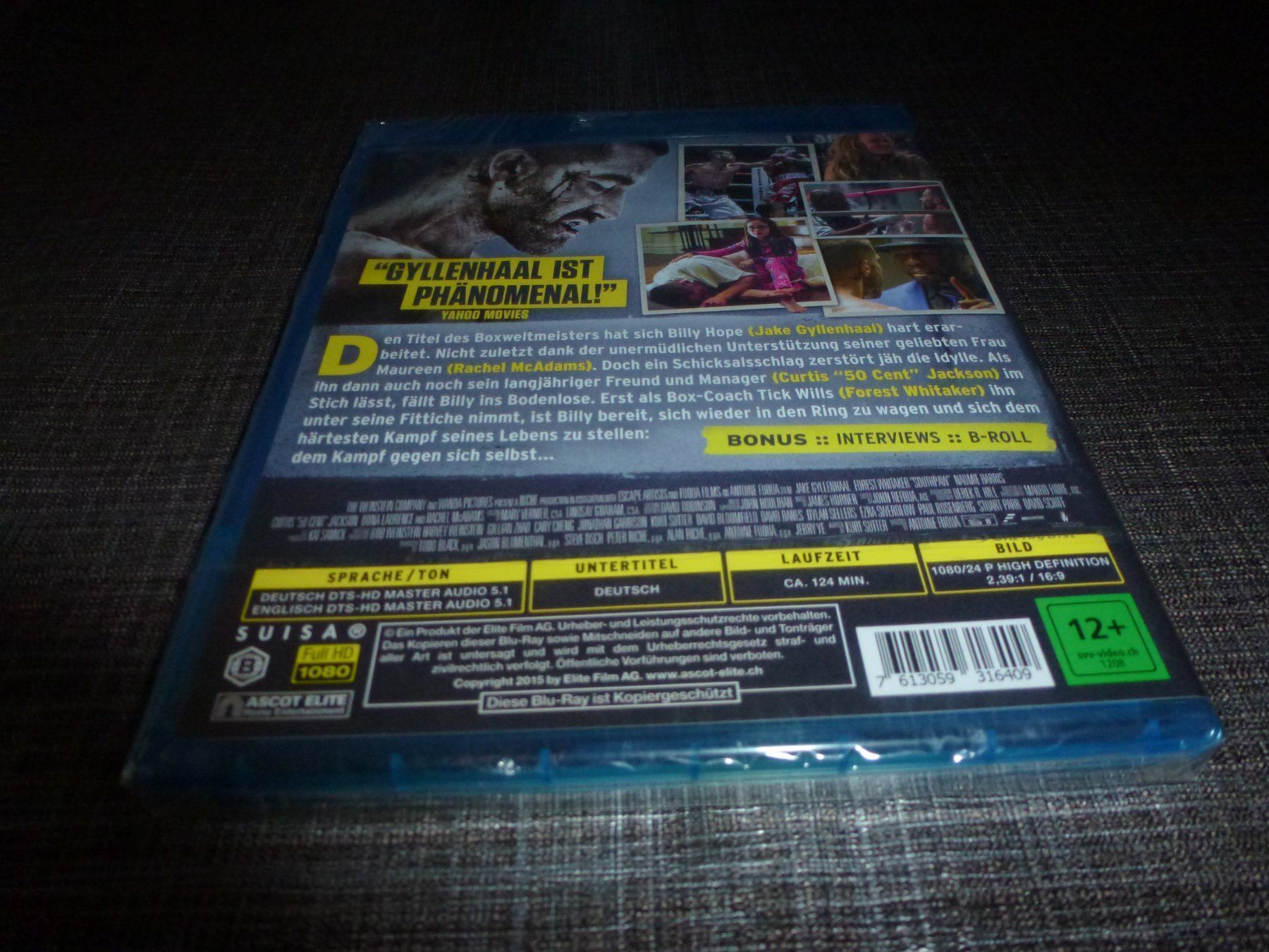 Tutti i DVDs: Southpaw BLU-RAY NEUWARE – Nuovo e nell'imballaggio originale da Olten venduto da Disc-Verkauf 1