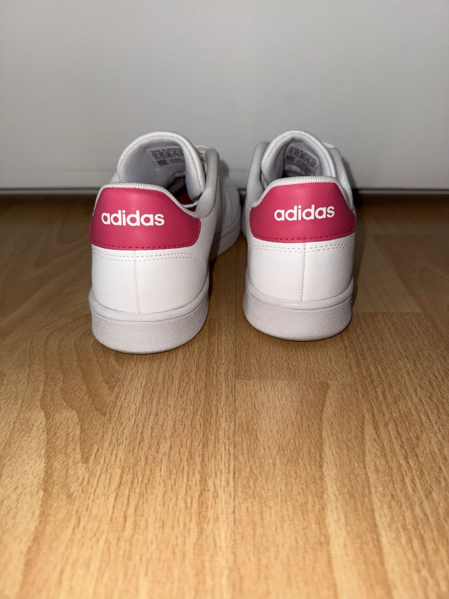 Adidas Damenschuhe: Adidas Advantage Sneaker Weiss/Pink, Grösse 38 2/3 – Neu (gemäss Beschreibung) aus arbon von auri4 3