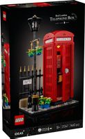 💥LEGO Ideas 21347 Rote Londoner Telefonzelle NEU