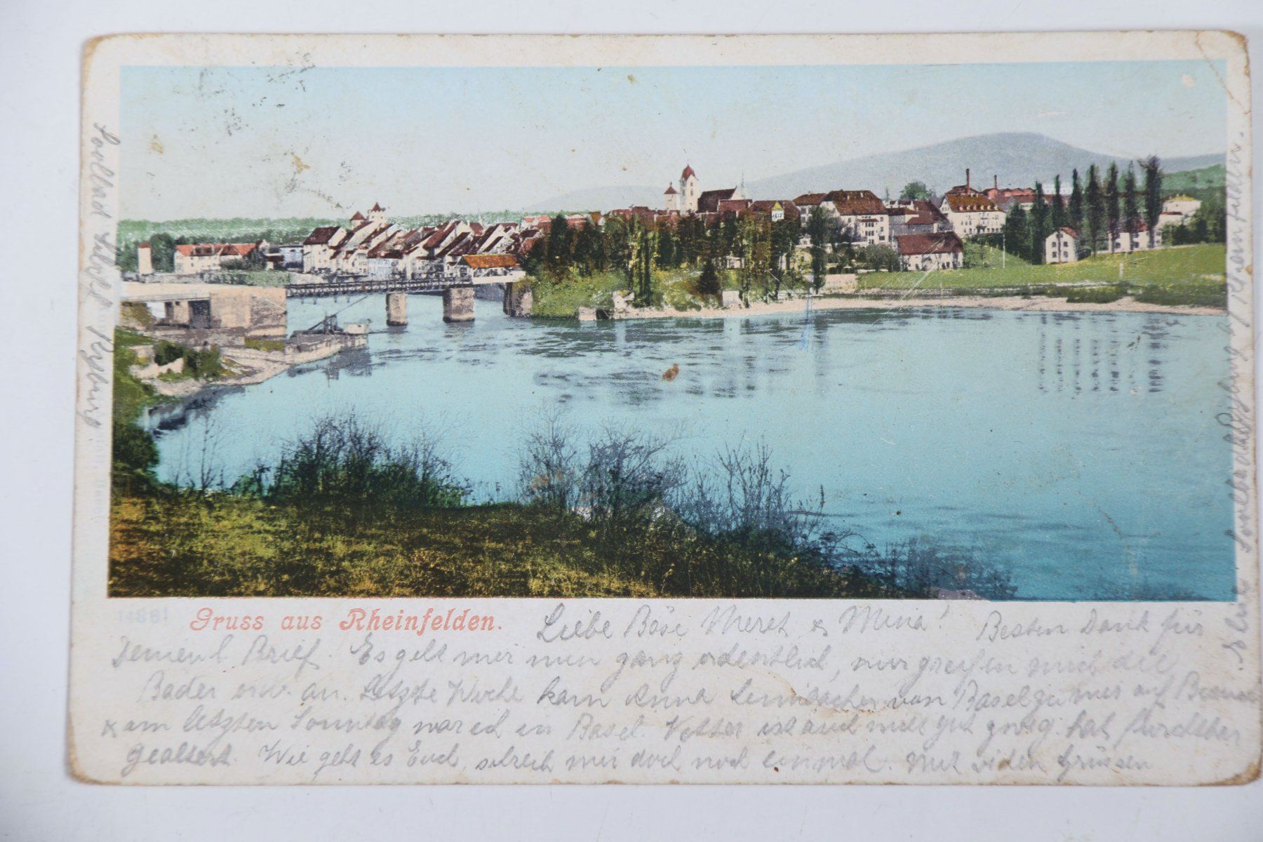 Ansichtskarten: Gruss aus Rheinfelden – Gebraucht aus Hettlingen von Scholi99