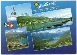 St. Moritz - 4 Bild AK