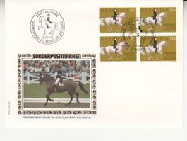 Sonderstempel S. 1104 WM Dressurreiten Lausanne 1982