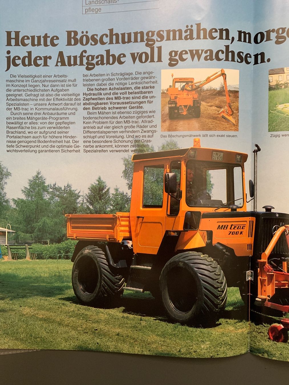 Mercedes-Benz Documents: Prospekt MB - trac, Allradschlepper, Traktor, Oldtimer – Neuf (Voir description) à Lienz par Benziner1 2