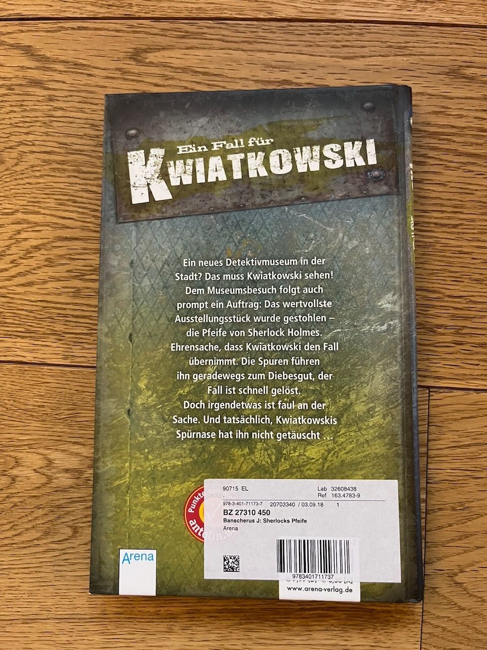 Libri: Kwiatkowski - Sherlocks Pfeife (Jugendbuch) – Usato da Jona venduto da dogcow993 1