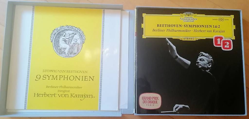 Dischi in vinile: Beethoven 9 Symphonien Vinyl Box Karajan – Usato da Wohlen AG venduto da tenorespinto 1