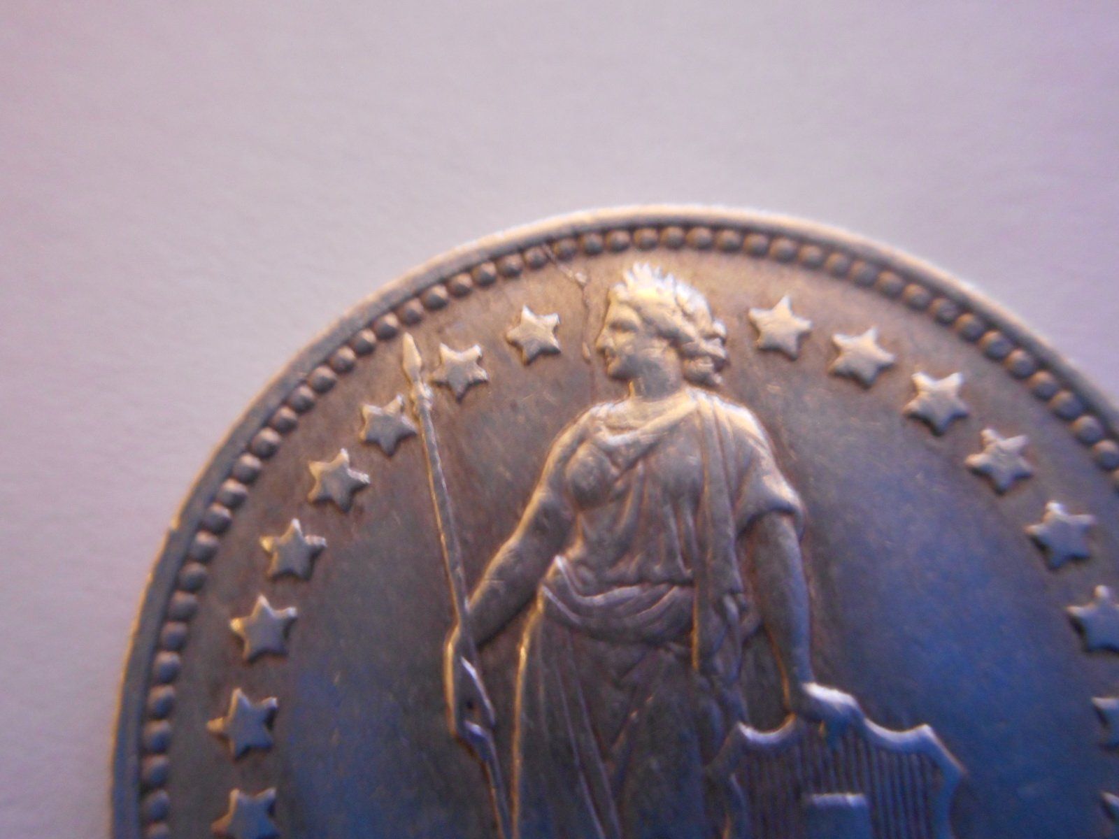 Tutti le monete: 1 Fr. 1946 silber  mit Stempelriss – Usato da Kriegstetten venduto da pizlad2010 2